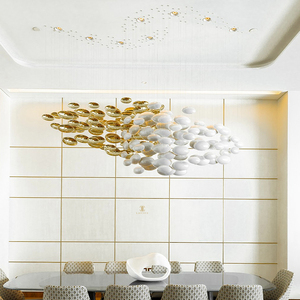 Design contemporaneo personalizzabile cristallo di vetro grande <span class=keywords><strong>sfera</strong></span> di Illuminazione Lampadario moderno - Product Image 5