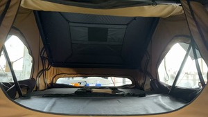 Tente <span class=keywords><strong>de</strong></span> toit 4 saisons tout-terrain pour voiture, camping, aventure en plein air, en aluminium durable et à coque dure - Product Image 6