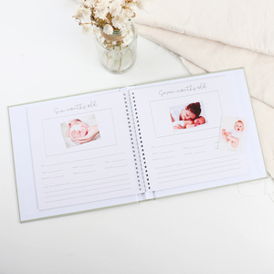 Tùy Chỉnh Dòng Bìa Cứng Năm Đầu Tiên Tạp Chí Bộ Nhớ Cuốn Sách Album Chụp Quý Những Khoảnh Khắc Kỷ Niệm Mốc Kỷ Niệm Tạp Chí Bé Cuốn Sách - Product Image 2