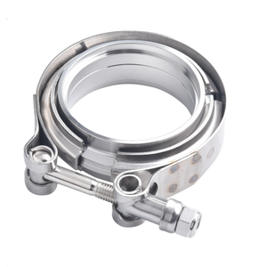 SQS Collier de serrage rapide en acier inoxydable de haute qualité de 2 pouces (51 mm) pour tuyau d'échappement avec brides mâle et femelle - Product Image 4