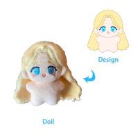 Poupées en peluche personnalisées de 10cm 20cm 30cm 40cm poupées en peluche faites à la main sur photos de commissions poupées en peluche personnalisées poupée en coton personnalisée