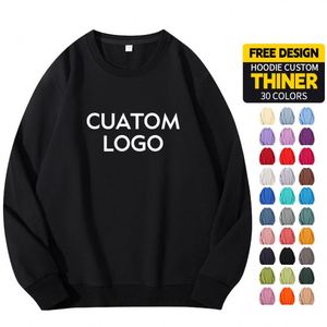 เสื้อสเวตเชิ้ตคอกลมยูนิเซ็กซ์ ผ้าคอตตอนผสมสแปนเด็กซ์ 260 กรัม สไตล์วินเทจ ทรงโอเวอร์ไซส์ รับสกรีนลาย DTG ปักลาย สตรีทแวร์ ขายส่ง - Product Image 3