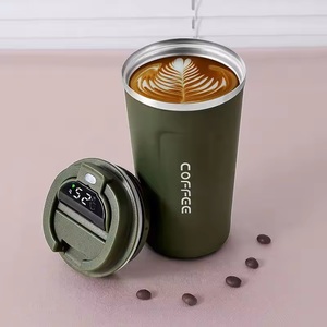 Заводская изготовленная на заказ вакуумная Изолированная Двойная Стенка стакана для использования многоразовые кофейные кружки многоразовые кружки из нержавеющей стали кофейная кружка чашка с крышкой - Product Image 4