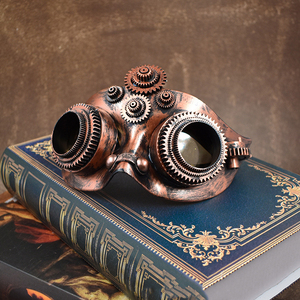Masques steampunk d'Halloween les plus vendus pour les costumes de fête sur <span class=keywords><strong>Amazon</strong></span>, festival, masques mécaniques, fournitures de fête et de vacances - Product Image 1