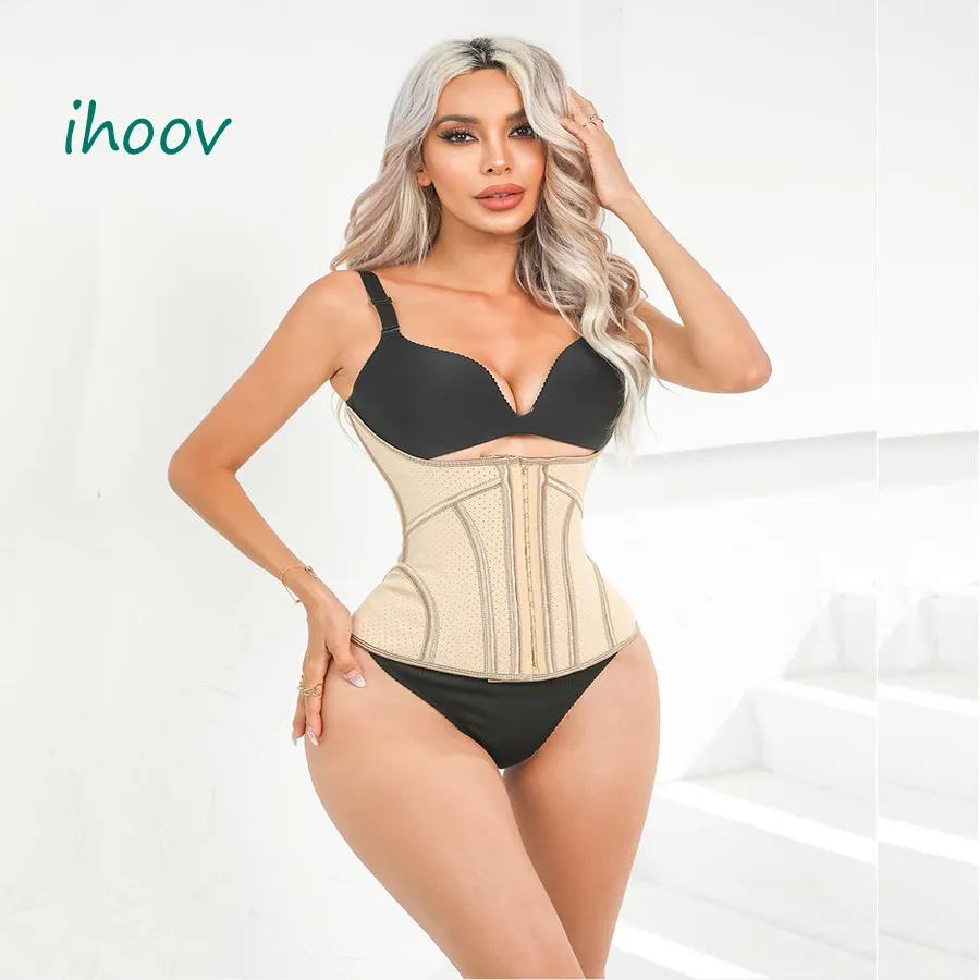 Bustier wanita, bentuk plus dengan kait korset ramping Bustier kontrol perut