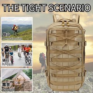 Assault Pack Rucksack Unisex 1000D Nylon Molle <b>System</b> Tactical Backpack Anti-theft Waterproof Backpack A-2653 - Product Image 3