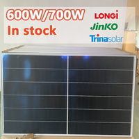 Tanfon Panel surya 550 watt, panel surya mono Eropa gudang 530W 540W 550 W Panel fotovoltaik pendakian