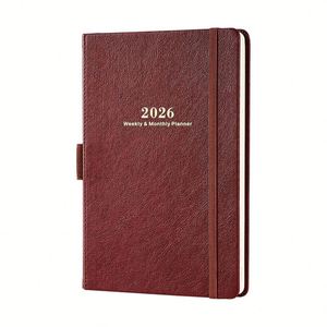 Carnet A5 à spirale avec logo personnalisé en feuille d'or, esthétique haut de gamme, organisateur/planificateur écologique pour le bureau et l'école, 80 pages - Product Image 1