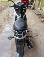 Vélo à cadre courbé Haojue Xuandi 110cc en gros, moteur 110cc, vitesse maximale 61-80 km/h, transmission fluide, design ergonomique
