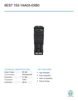 Controlador de Programación PLC Inteligente PROFIBUS DP S-I-E 6ES7 153-1AA03-0XB0 Usado para Automatización Industrial