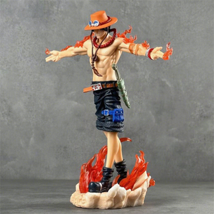 H26cm <span class=keywords><strong>Anime</strong></span> giapponese One GK Portgas <span class=keywords><strong>D</strong></span> Ace pezzi Action Figure decorazione Desktop Pvc Portgas <span class=keywords><strong>D</strong></span> Ace Action Figure - Product Image 2