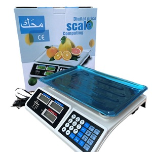 Báscula de Precios <span class=keywords><strong>DAWOOD</strong></span> para Comercio Exterior 809, Báscula de Cocina Electrónica de Acero Inoxidable de 40 kg, Venta Directa de Fábrica - Product Image 1