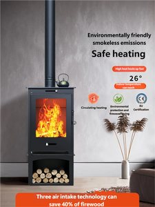 <span class=keywords><strong>Chimenea</strong></span> Moderna de Leña Independiente de Alta Seguridad y Eficiencia Energética con Control Remoto para el Hogar, <span class=keywords><strong>Bajo</strong></span> <span class=keywords><strong>Consumo</strong></span> de Energía - Product Image 3