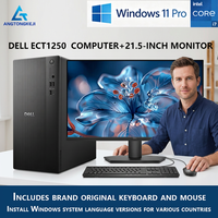 Computadora de Escritorio Dell ECT1250 Nueva, con Procesador I7-14700, 8GB/16GB de RAM DDR5, SSD+HDD NVMe y Monitor de 21.5 Pulgadas, Ideal para Oficina y Negocios