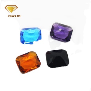 Prezzo <span class=keywords><strong>di</strong></span> fabbrica colorato taglio ottagonale blu <span class=keywords><strong>nero</strong></span> viola champagne vetro gemma - Product Image 1