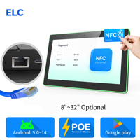 Tablette Android 15 pouces Rockchip RK3568 Android 11 pour signalisation de porte de conférence avec port Ethernet RJ45, Wi-Fi, NFC, PoE