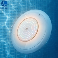 Lampe LED PAR56 pour piscine LanWo, nouvelle conception, 24W 35W, blanc chaud, blanc froid, RGB, 12V, IP68, étanche, lumière sous-marine
