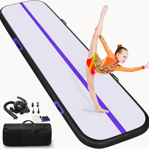 Colchoneta Inflable de PVC Impermeable para Gimnasia, 10 cm de Grosor, Material EVA, Colchoneta Inflable para Entrenamiento de Gimnasia, Bolsa para Yoga - Product Image 4