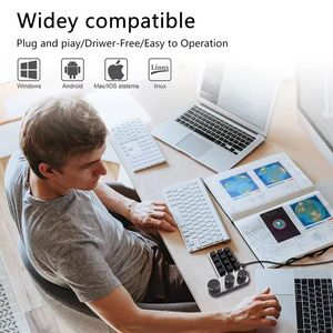 BSSY)Bt Version 12 Tasten <span class=keywords><strong>3</strong></span>-Drehregler Makro Benutzerdefinierte Programmierung Mini Mechanische Tastatur Hot-Swappable - Product Image 5