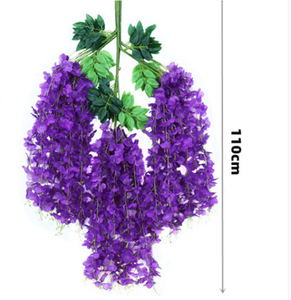 Guirnalda <span class=keywords><strong>de</strong></span> Flores Artificiales <span class=keywords><strong>de</strong></span> Glicinia, Guirnalda Colgante <span class=keywords><strong>de</strong></span> Flores <span class=keywords><strong>de</strong></span> Glicinia <span class=keywords><strong>de</strong></span> Seda Gruesa, Cadena <span class=keywords><strong>de</strong></span> Flores <span class=keywords><strong>de</strong></span> Glicinia para Decoración <span class=keywords><strong>de</strong></span> Bodas y Hogar - Product Image 5