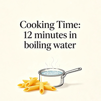 Pâtes Penne Rigate 500g, blé dur de qualité supérieure, cuisson 12 minutes, pâtes sèches en sachet, fournisseur