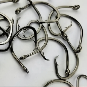 Fjord thép carbon cao Cá Ngừ cá mập móc mạnh nhất Đen nickle Vòng tròn móc - Product Image 3