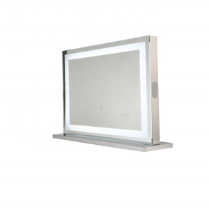 Ilumay hiện đại lớn Bling pha lê nghiền nát Kim cương led trang điểm HOLLYWOOD VANITY gương với loa bluetooth - Product Image 1