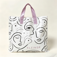 Sac en plastique jetable à poignée, sac de courses général