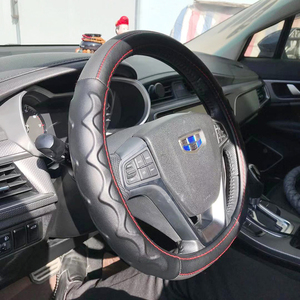 Moda caliente vehículo cómodo cuero PVC cubierta del volante del coche protector universal antideslizante - Product Image 2