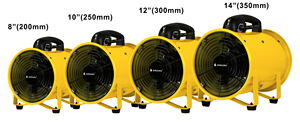Ventilador de Aire Portátil de Alta Presión para Extracción de Humos en Talleres Industriales, Fabricado en Tailandia - Product Image 3