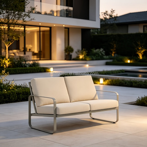 Custom Made Modern <strong>Outdoor</strong> Durable Aluminum Cushion <strong>love</strong> <strong>Seat</strong> - Product Image 5
