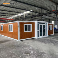 Villa Modulaire Extensible Préfabriquée Conteneurisée 20ft/30ft/40ft Bâtiment de Bureau à Deux Étages Ferme Design Moderne Garantie 5 Ans