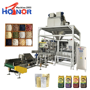 Machine d'emballage automatique pour riz, sucre, <span class=keywords><strong>sel</strong></span>, aliments pour animaux, granulés, 10 kg, 25 kg, 50 kg, machine d'emballage automatique - Product Image 2