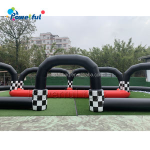 Grado comercial niños go-kart Racing arena inflable parachoques coche carrera pista coche arena área - Product Image 5