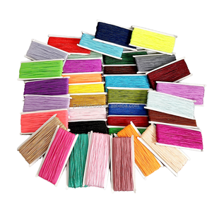 Venta al por mayor <span class=keywords><strong>barato</strong></span> multicolor 3mm Cordón de soutache trenzado joyería pendiente cadena para el hogar textil joyería uso - Product Image 4