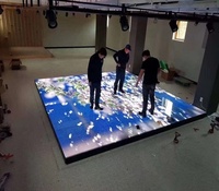 Panel de vídeo led P6.25 personalizado, pantalla led interactiva para pista de baile, club nocturno, gran oferta