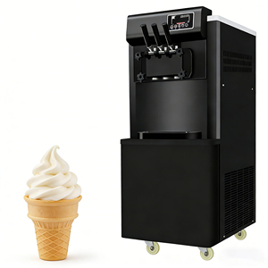 Máquina de helados para ventas de alto volumen, ideal para mercados nocturnos, vendedores ambulantes, cafeterías con horarios de pico, construcción robusta, precio competitivo. - Product Image 5