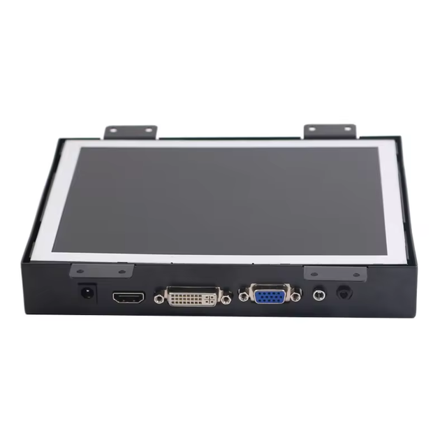8 inch open frame ips screen monitor with VGA DVI HD interface DC 12V LED display metal case touch screen monitor