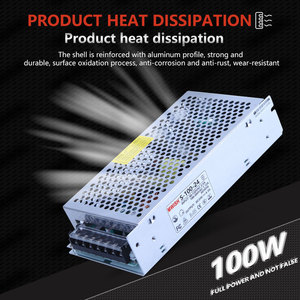 Alimentatore switching ad alta corrente MWISH S-100-5 100W 5V 20A Mini SMPS per display LED e controllo industriale - Product Image 6