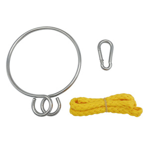 ชุดแหวนสมอสแตนเลสขนาด 6 มม. พร้อมตะขอสำหรับซ่อมสมอเรือและอะไหล่ทดแทน - Product Image 2