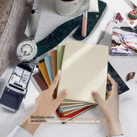 A5 Taschen-Notizbuch Planer Journal Tragbares Geschäftstagebuch PU-Einband Softcover Thermobindung 100 Blatt Geschenk