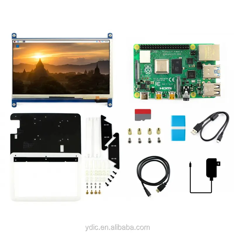 Raspberry Pi 4 Model B Display Kit, 4GB, with 7inch Capacitive Touch LCD, Micro SD Card, etc.