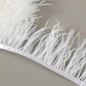 Hot Bán Rts 70 Màu Sắc Số Lượng Lớn Giá Rẻ 8-10 Cm Nhuộm Đà Điểu Lông Trim Rìa Ren Cho Khiêu Vũ May Váy Váy Bên Trang Phục - Product Image 5