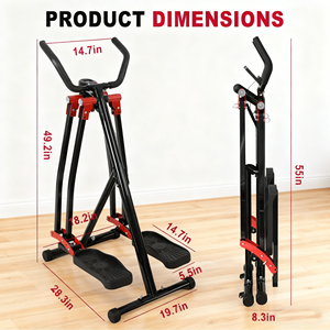 글라이더 스윙 엑서사이즈 접이식 쉬운 360 홈 타원형 에어 워커 판매 피트니스 운동 타원형 에어 워커 - Product Image 6