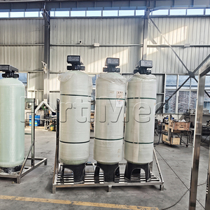 5 t/h อุปกรณ์บำบัดน้ำเชิงพาณิชย์สำหรับโรงงานเครื่องดื่ม220V รับประกัน1ปีโดยมีปั๊ม PLC ความดันแกนเรือ - Product Image 4