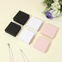 Boîtes magnétiques en carton personnalisées avec logo, ensembles cadeaux noirs, petits emballages pour accessoires de cils