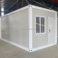 Maison conteneur détachable 2023, installation rapide, maison mobile préfabriquée de 20 pieds, une chambre, pour dortoir de travailleurs