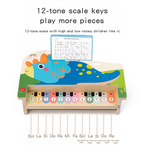 Piano <span class=keywords><strong>de</strong></span> Percusión Sensorial Montessori, Soporte Musical Multifuncional, Piano Táctil Mágico, <span class=keywords><strong>Instrumentos</strong></span> <span class=keywords><strong>Musicales</strong></span> <span class=keywords><strong>de</strong></span> Madera para Niños Pequeños - Product Image 3