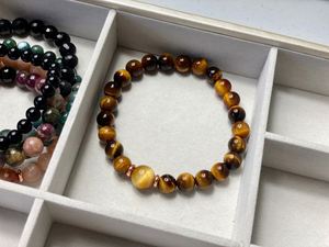 Stone <b>Bracelet</b> Colorful Glass Beaded Natural Energy Social Media Viral Style Quality Guarantee Card - Product Image 3