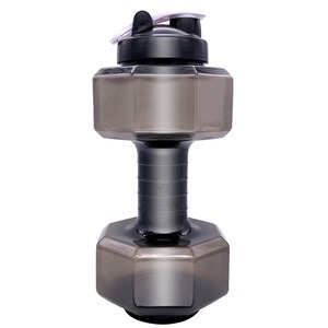 Fitness Eco-friendly Hydration Gym School Dumbbell <b>Plastic</b> Water Dumbbell Water Bottle Travel Bottle - Product Image 2